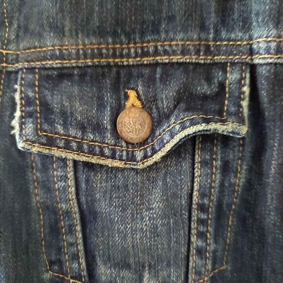 Ralph Lauren Girls Crop Jean Jacket ~ sz 16 - Picture 4 of 5